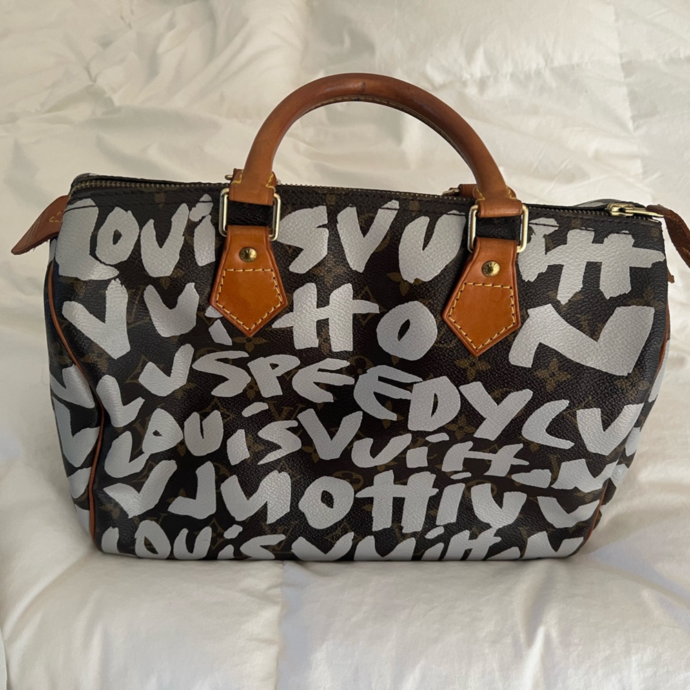 Authentic Louis Vuitton Speedy 30 Graffiti (LVx Stephen Sprouce)